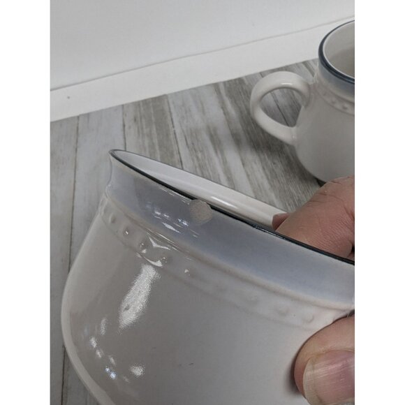 Vintage Johann Haviland Blue Bouquet Crowning Fashion Sugar Bowl Creamer Pitcher - Picture 6 of 9